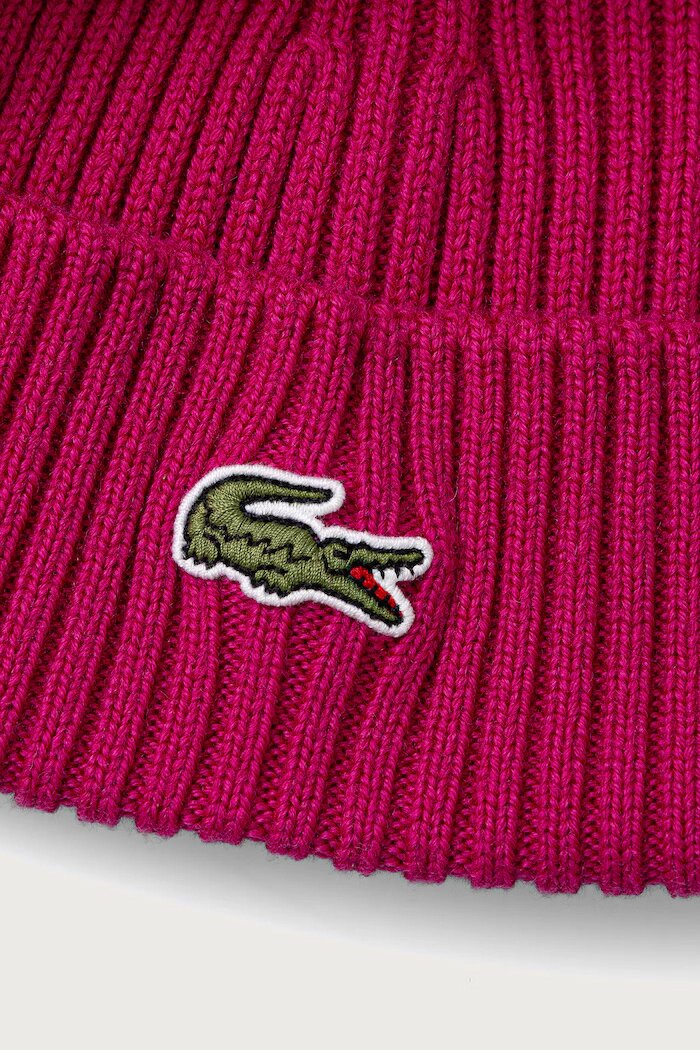 Lacoste шапка от вълна розова RB0001