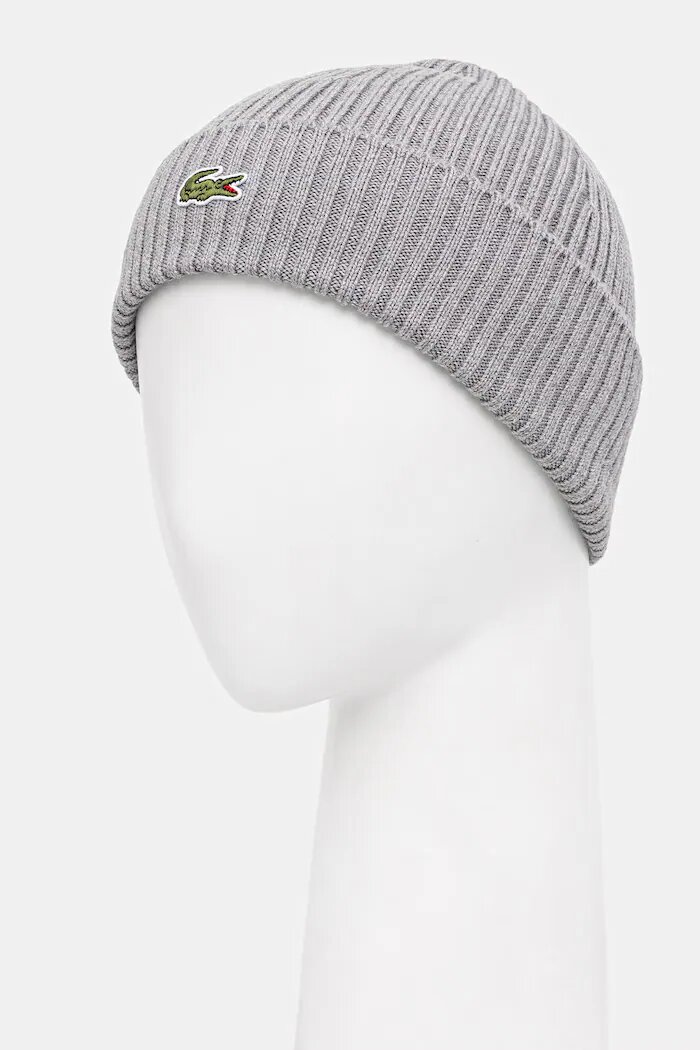 Lacoste шапка от вълна сива RB0001