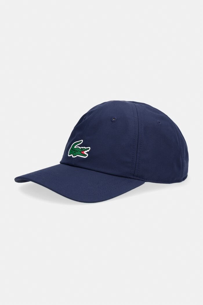 Lacoste Шапка с козирка в лилаво с апликация RK2450