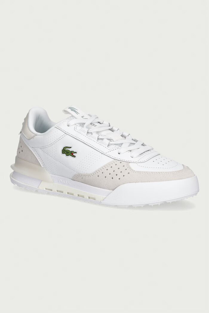 Lacoste SLAM SHOT маратонки мъжки от кожа бели 52SMA0032