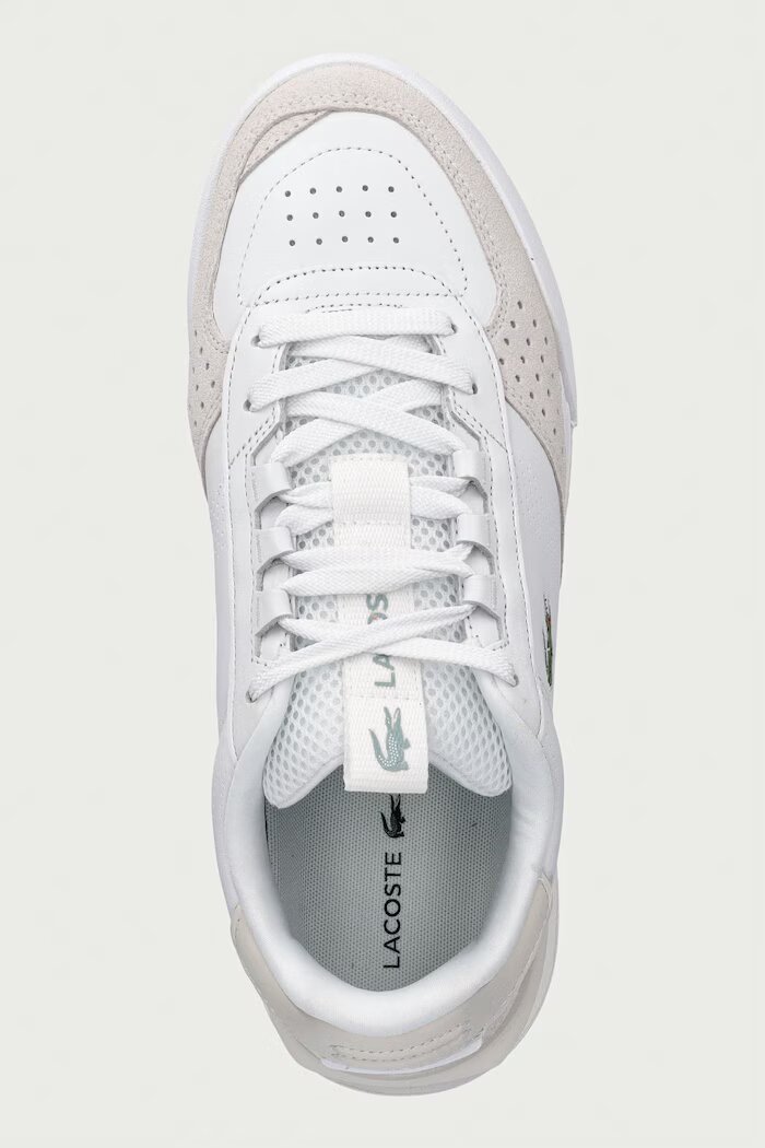 Lacoste SLAM SHOT маратонки мъжки от кожа бели 52SMA0032