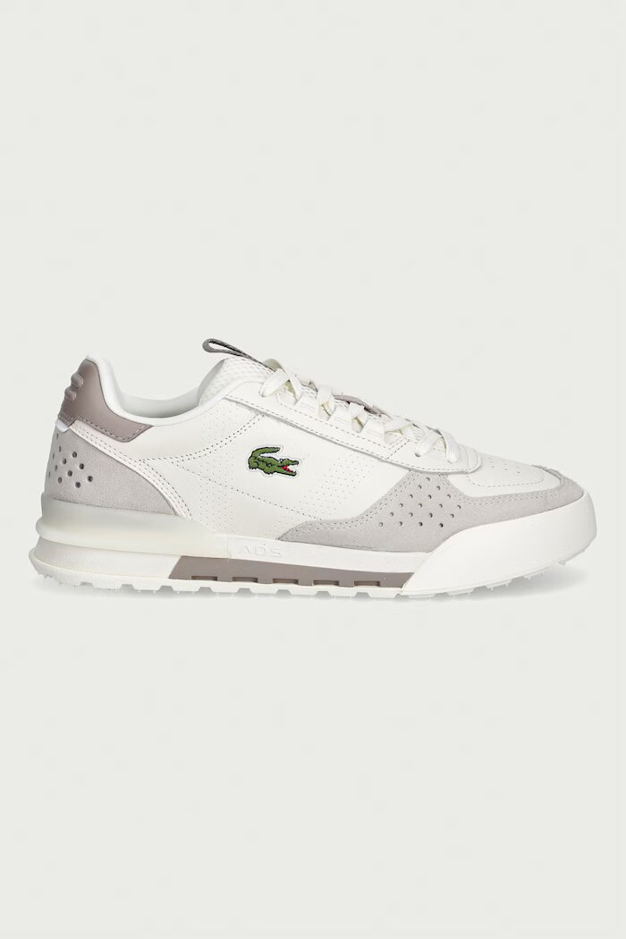 Lacoste SLAM SHOT маратонки мъжки от кожа бежови 52SMA0031