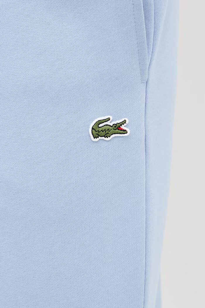 Lacoste спортен панталон мъжки с памук син със стандартна талия XH9624