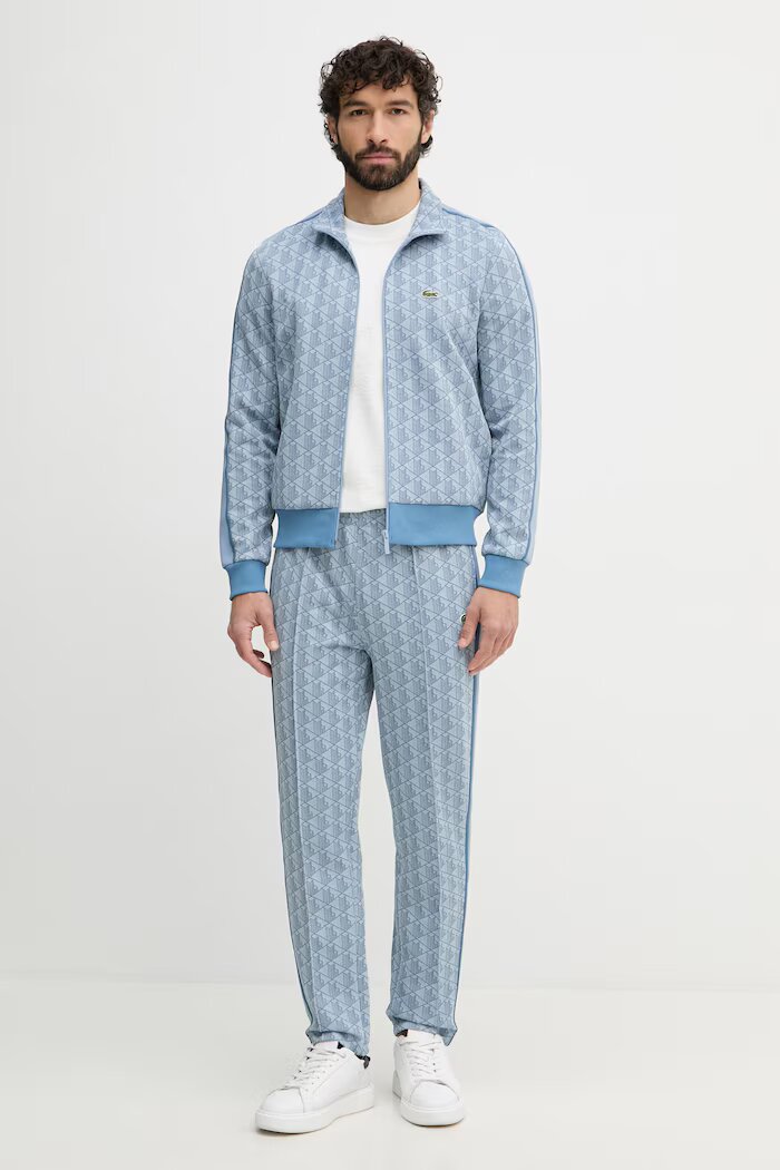 Lacoste спортен панталон мъжки с памук син XH1440