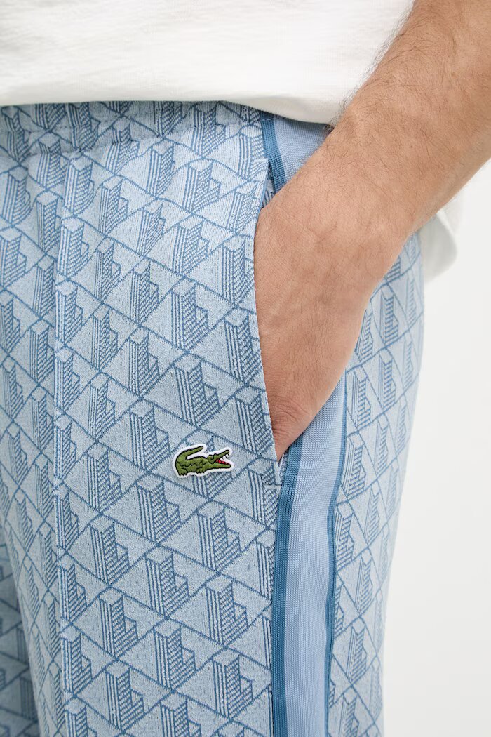 Lacoste спортен панталон мъжки с памук син XH1440