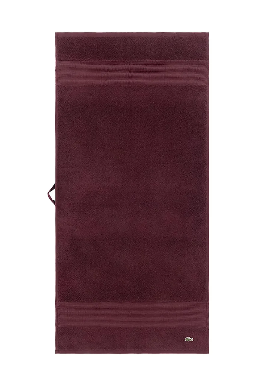 Lacoste Средна памучна кърпа L LECROCO Bordeaux 50 x 100 cm