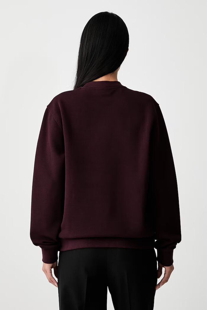 Lacoste суичър дамски с памук черен SF5245