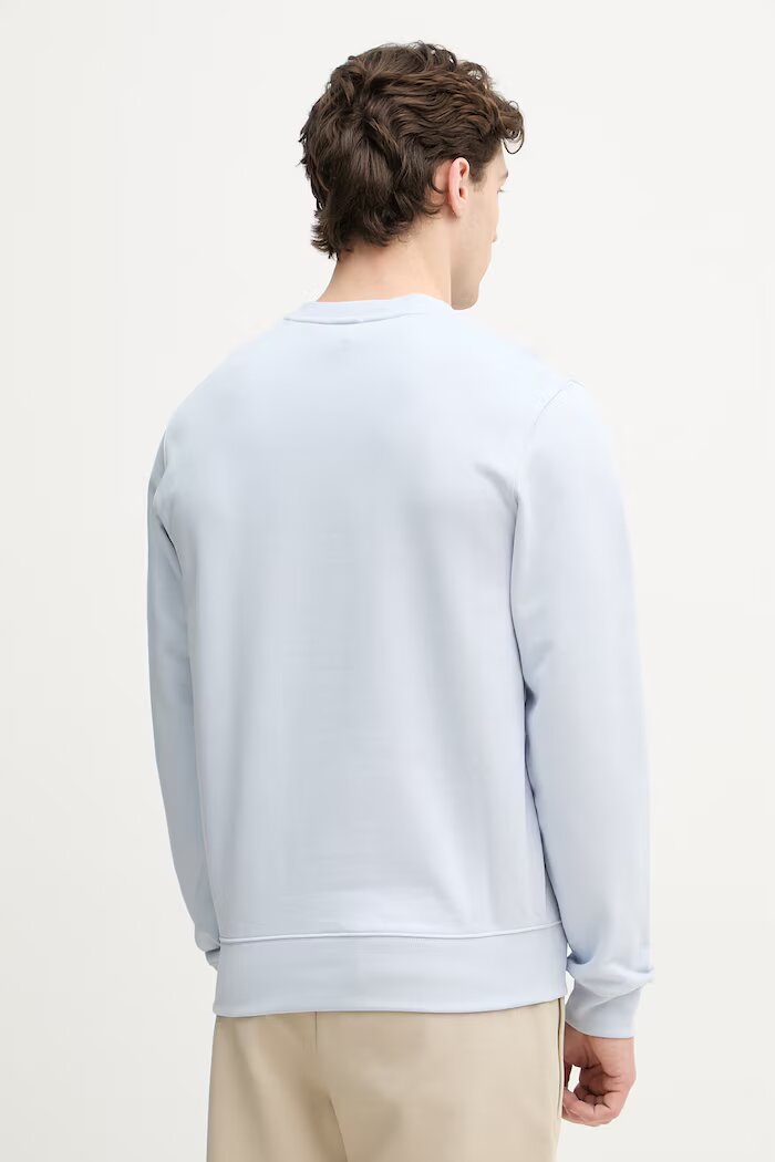 Lacoste Суичър мъжки от памук син SH0795