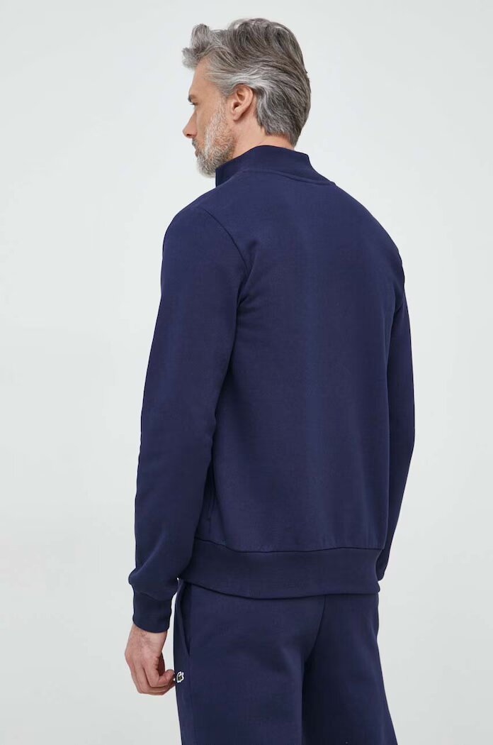 Lacoste Суичър мъжки в тъмносиньо с изчистен дизайн SH9622