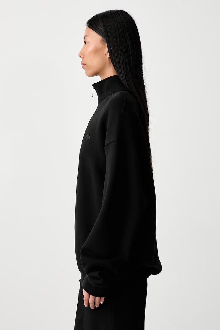 Lacoste суичър от памук черен SH7759