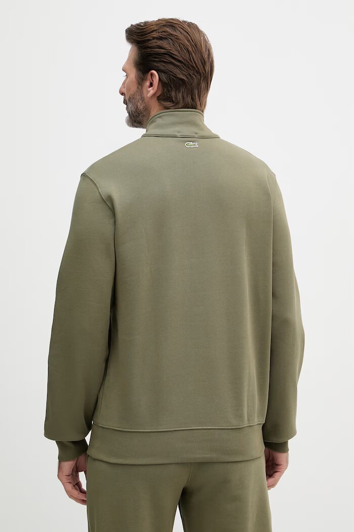 Lacoste суичър от памук зелен SH2735