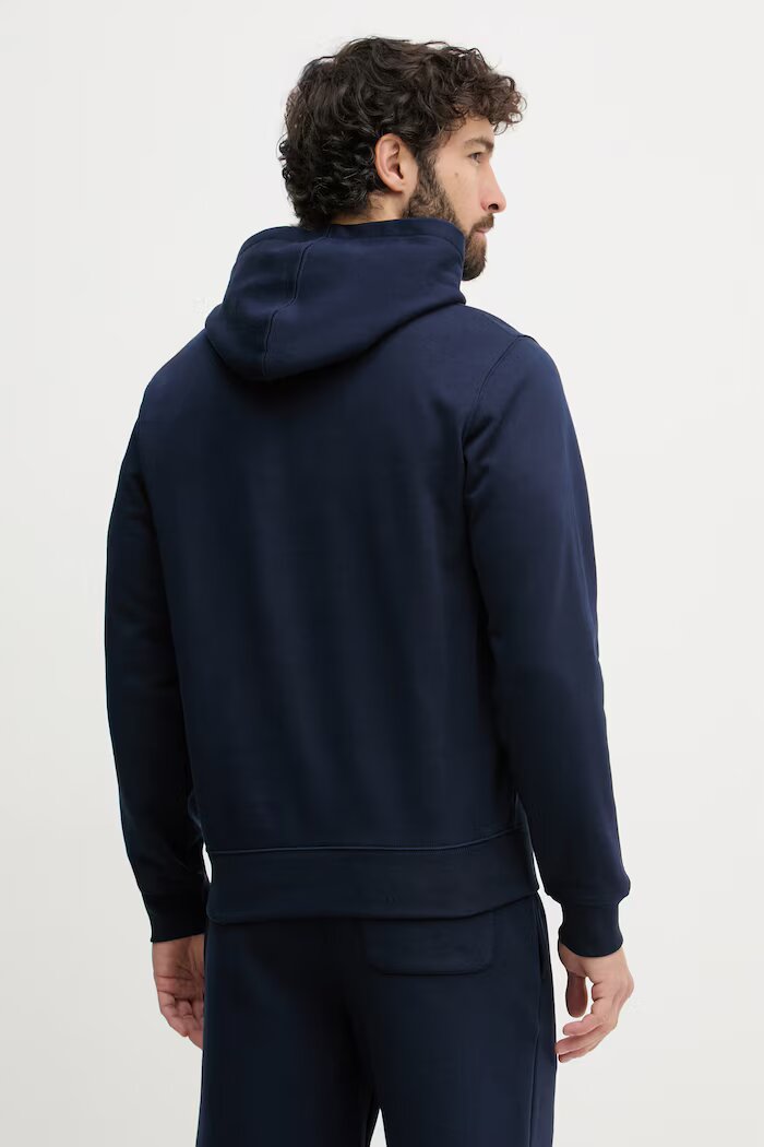 Lacoste Суичър с качулка мъжки от памук тъмносин SH0785