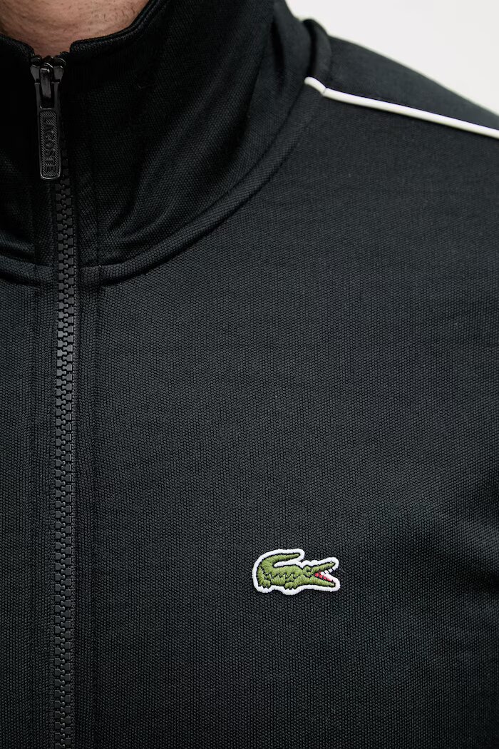 Lacoste суичър с цип мъжки черен SH1457