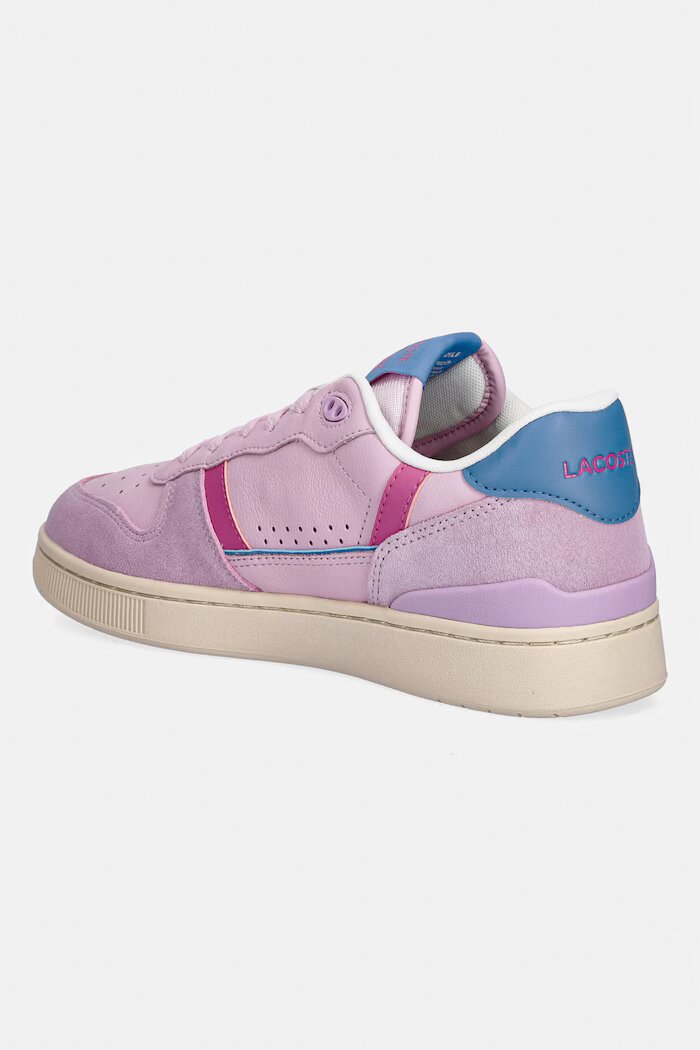 Lacoste T-CLIP SET 126 маратонки дамски от кожа розови 51SFA0117 ARS