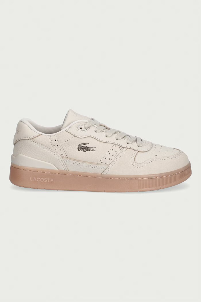 Lacoste T-CLIP SET маратонки дамски от набук бежови 52SFA0087