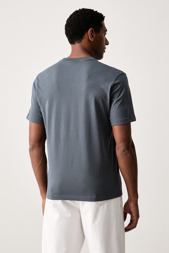 Lacoste тениска basic мъжка от памук синя TH7318