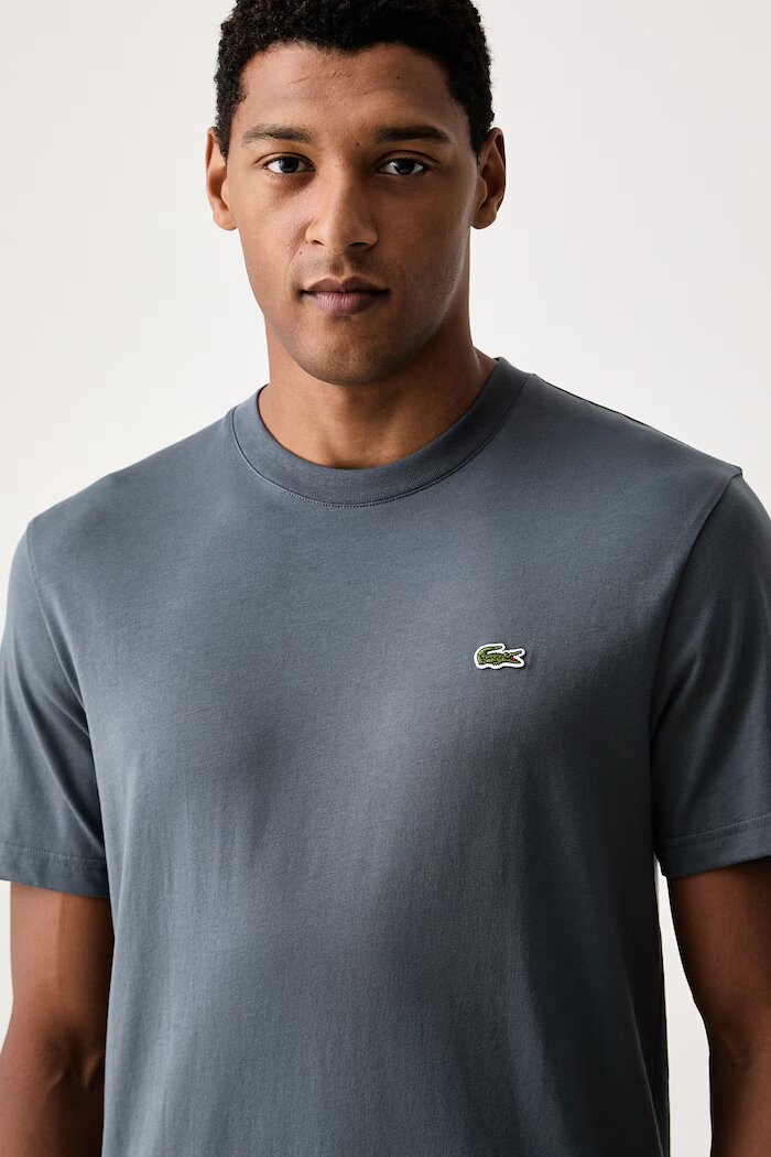 Lacoste тениска basic мъжка от памук синя TH7318