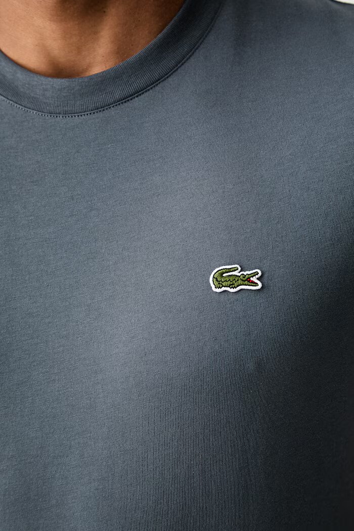 Lacoste тениска basic мъжка от памук синя TH7318