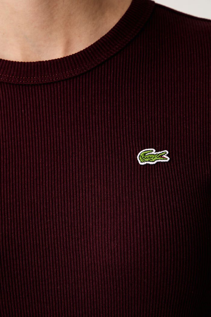 Lacoste тениска дамска от памук бордо TF5538