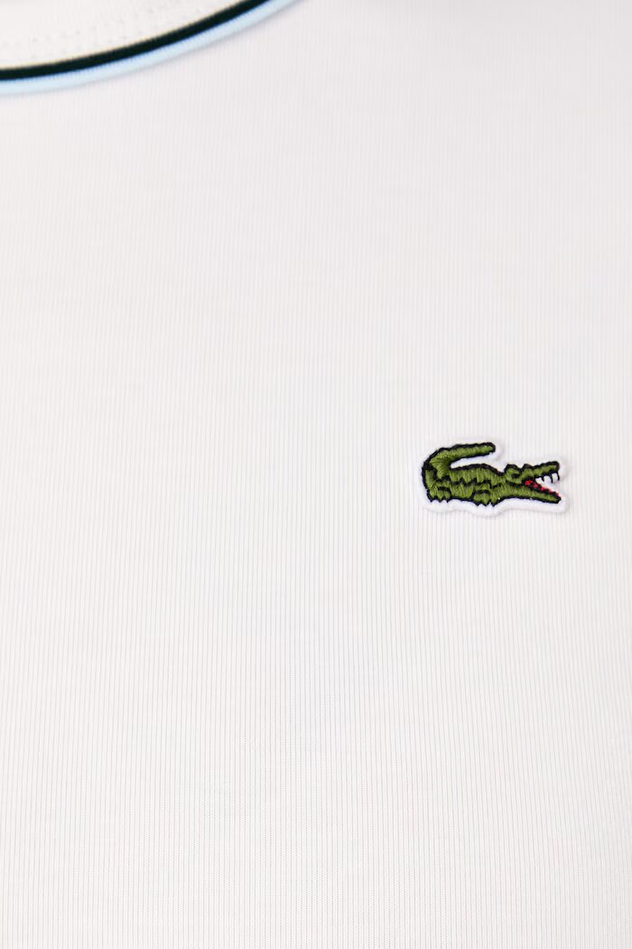Lacoste тениска дамска с памук бежова TF5289