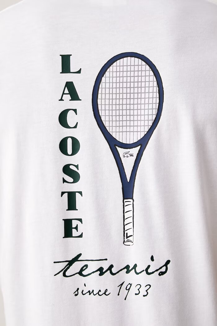 Lacoste тениска мъжка от памук бяла TH2430