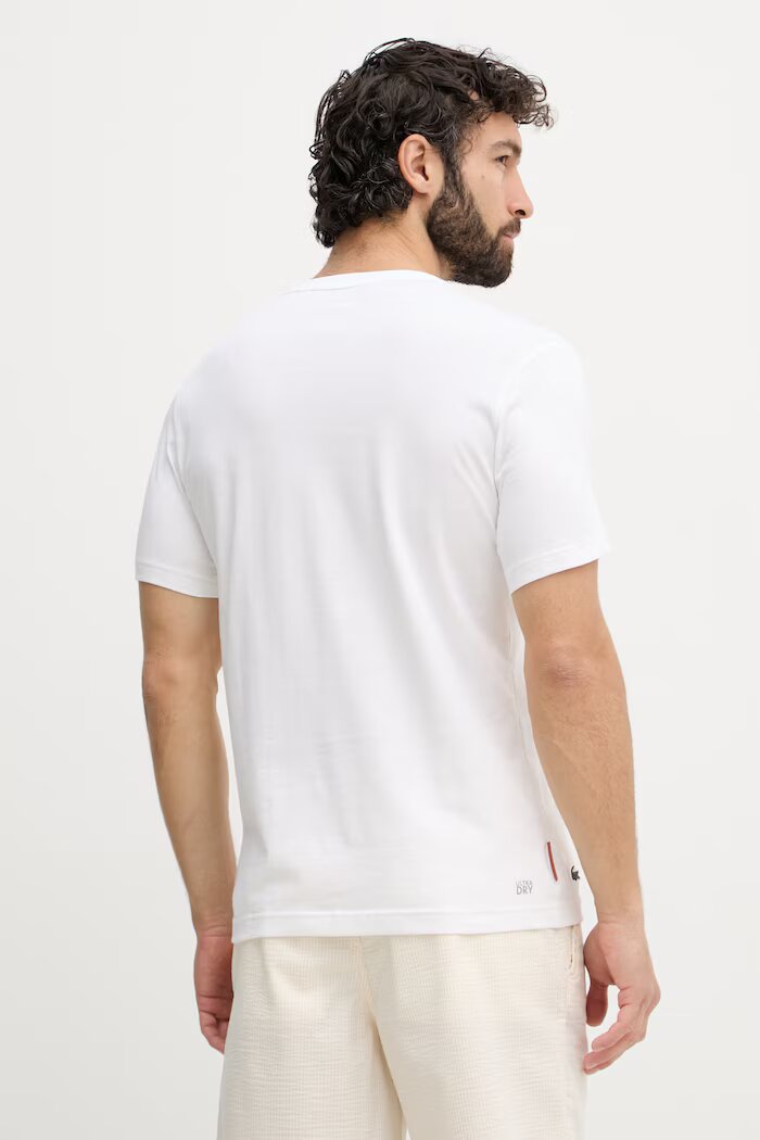 Lacoste тениска мъжка с памук бежова TH0338