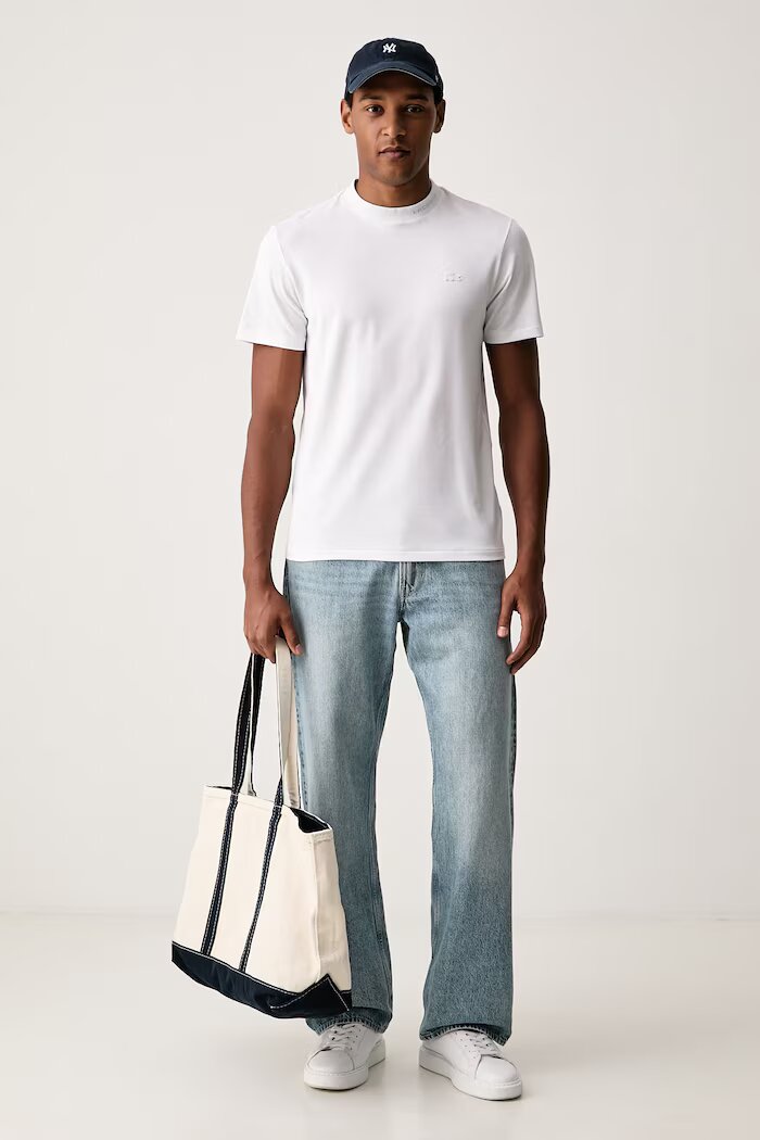 Lacoste тениска мъжка с памук бяла TH5060
