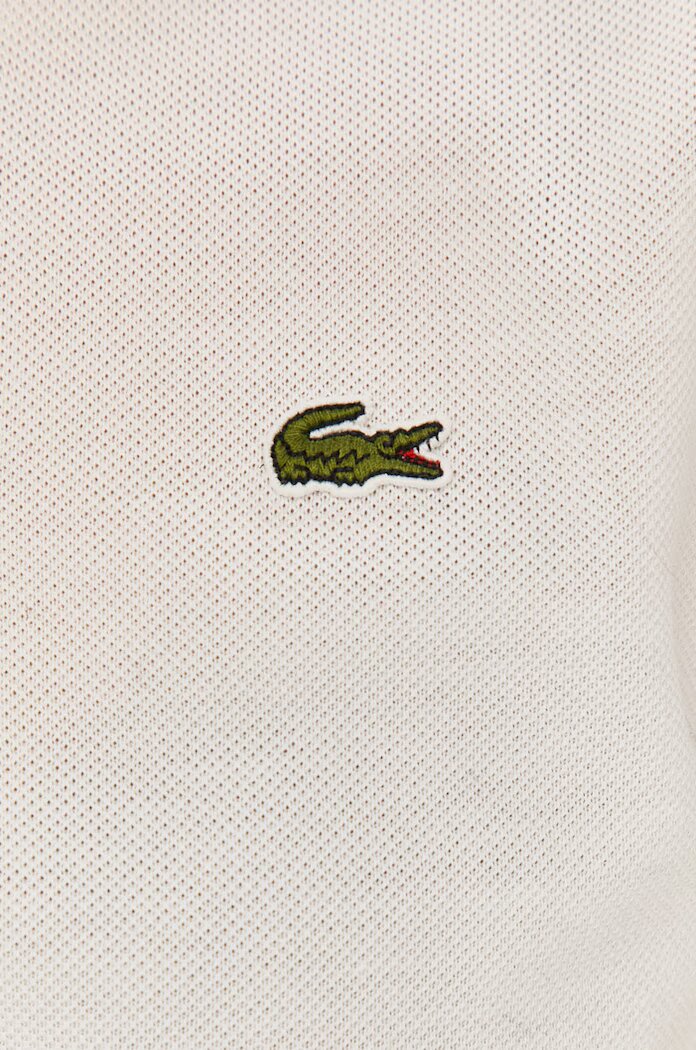 Lacoste тениска с яка дамска от памук бяла PF7839