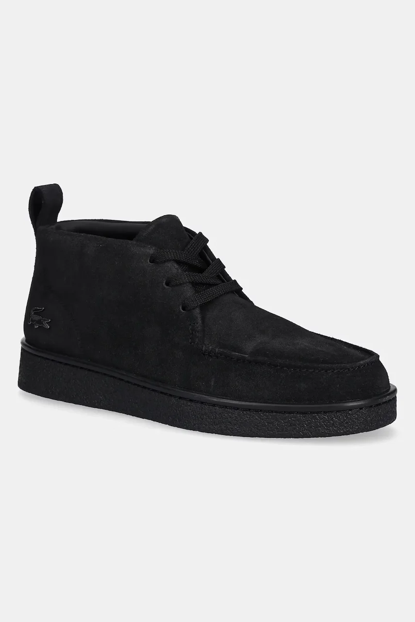 Lacoste Велурени маратонки Baseshot Chukka Sneaker