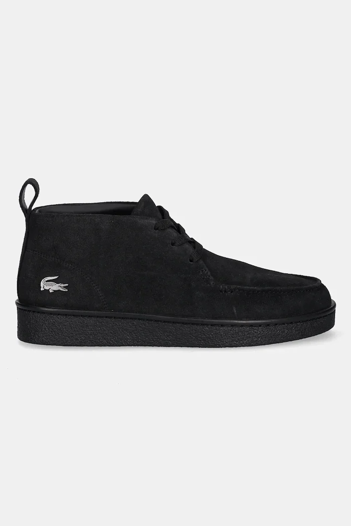 Lacoste Велурени маратонки Baseshot Chukka Sneaker мъжки в черно 50SMA0027