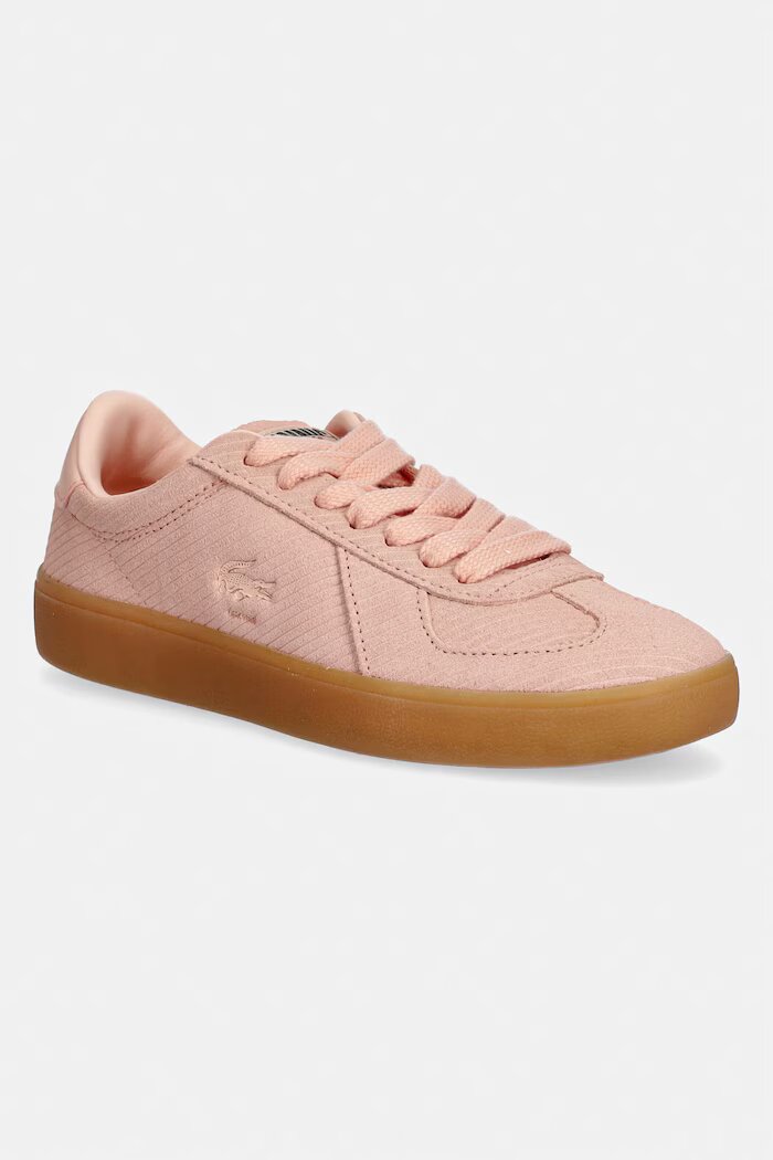 Lacoste Велурени маратонки Baseshot Pro Sneakers в оранжево 51SFA0087