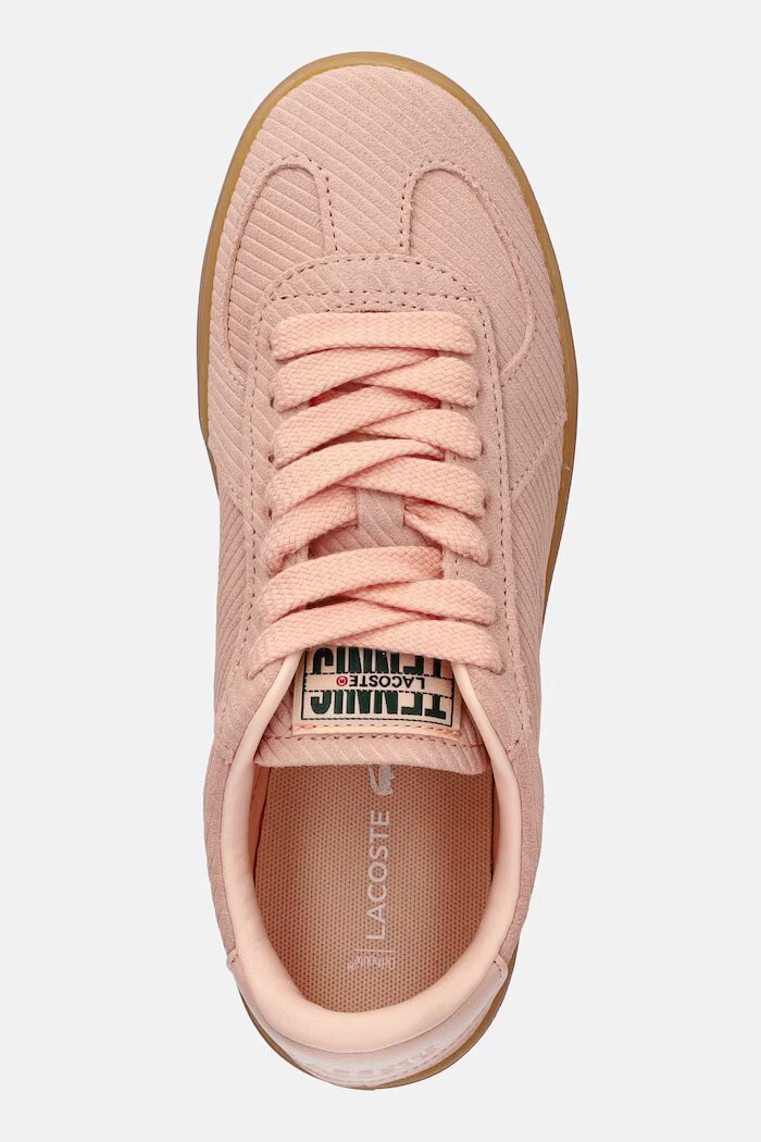 Lacoste Велурени маратонки Baseshot Pro Sneakers в оранжево 51SFA0087