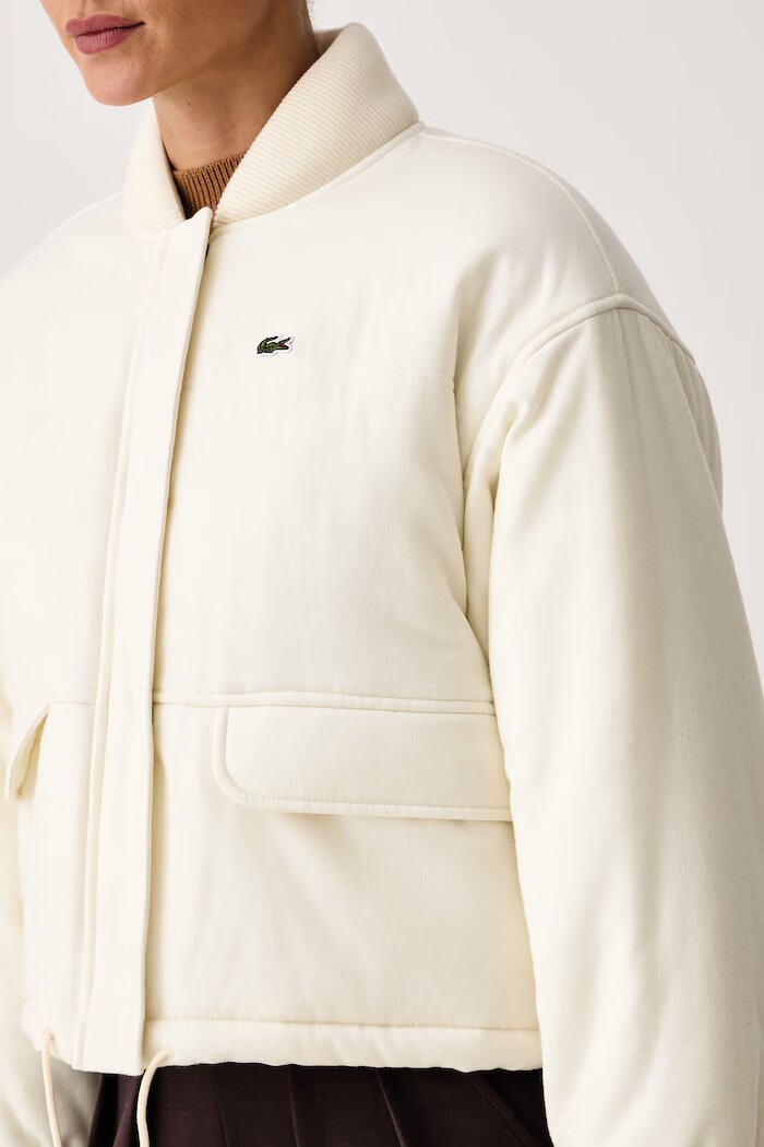 Lacoste яке дамско от вълна бежово BF9304
