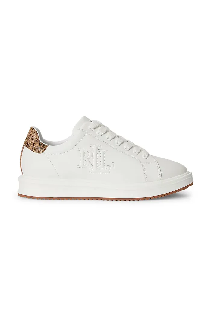 Lauren Ralph Lauren Ainsley маратонки дамски от кожа бели 802P15844001