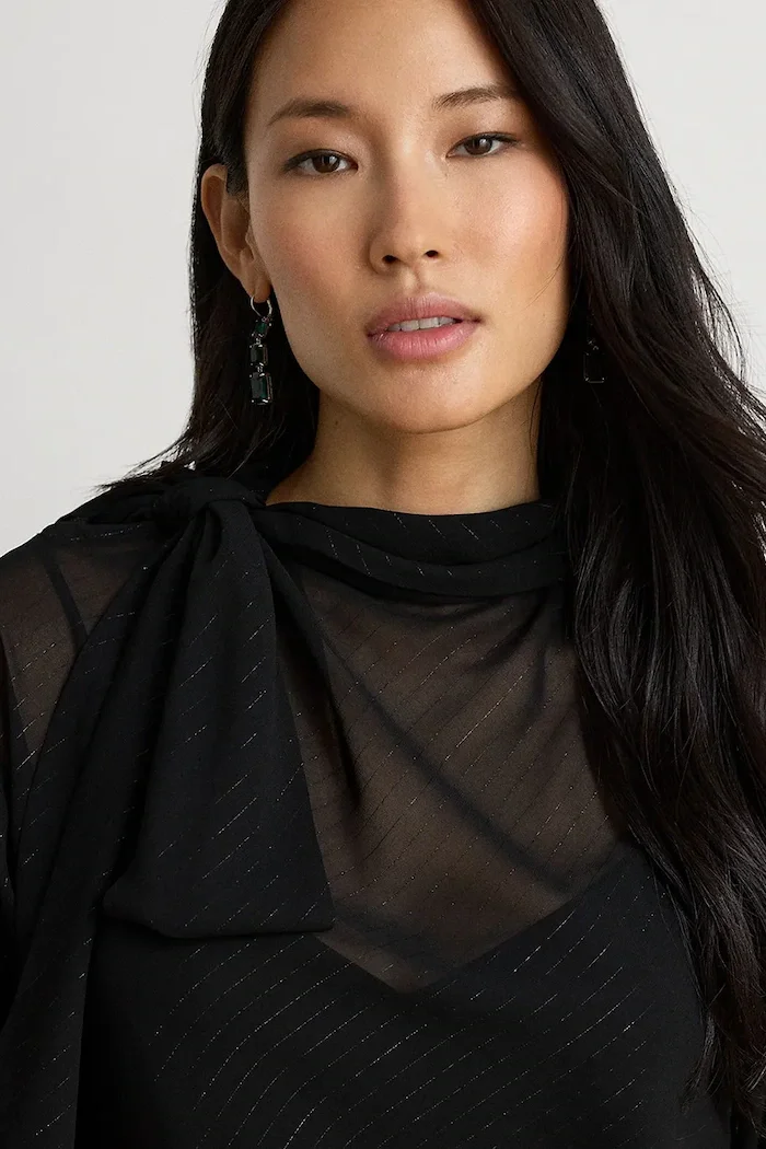 Lauren Ralph Lauren блуза дамска черна 200B27617