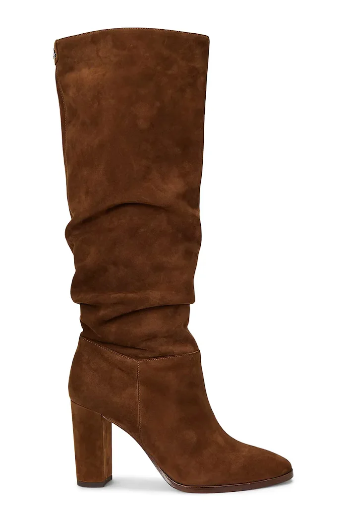 Lauren Ralph Lauren Ботуши Artizan Tall в кафяво с дебел ток 802937807002