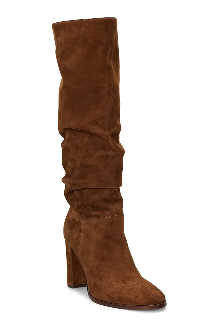 Lauren Ralph Lauren Ботуши Artizan Tall в кафяво с дебел ток 802937807002