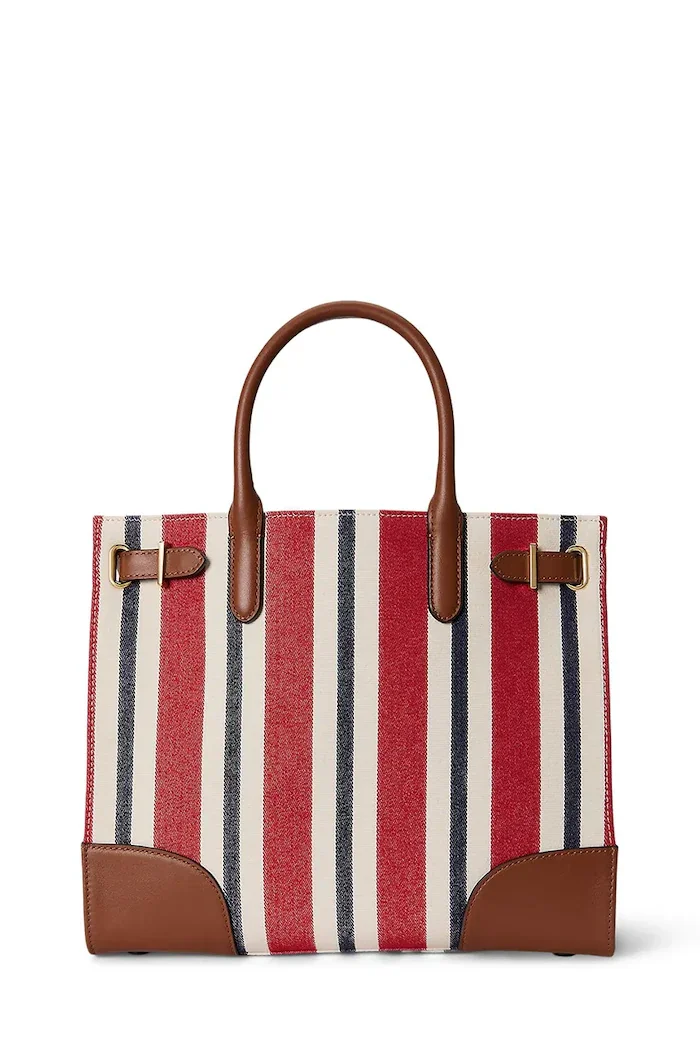 Lauren Ralph Lauren чанта tote дамска червена 431P10509