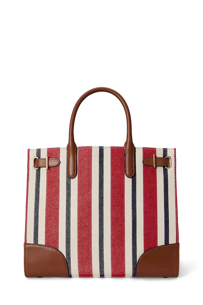 Lauren Ralph Lauren чанта tote дамска червена 431P10509