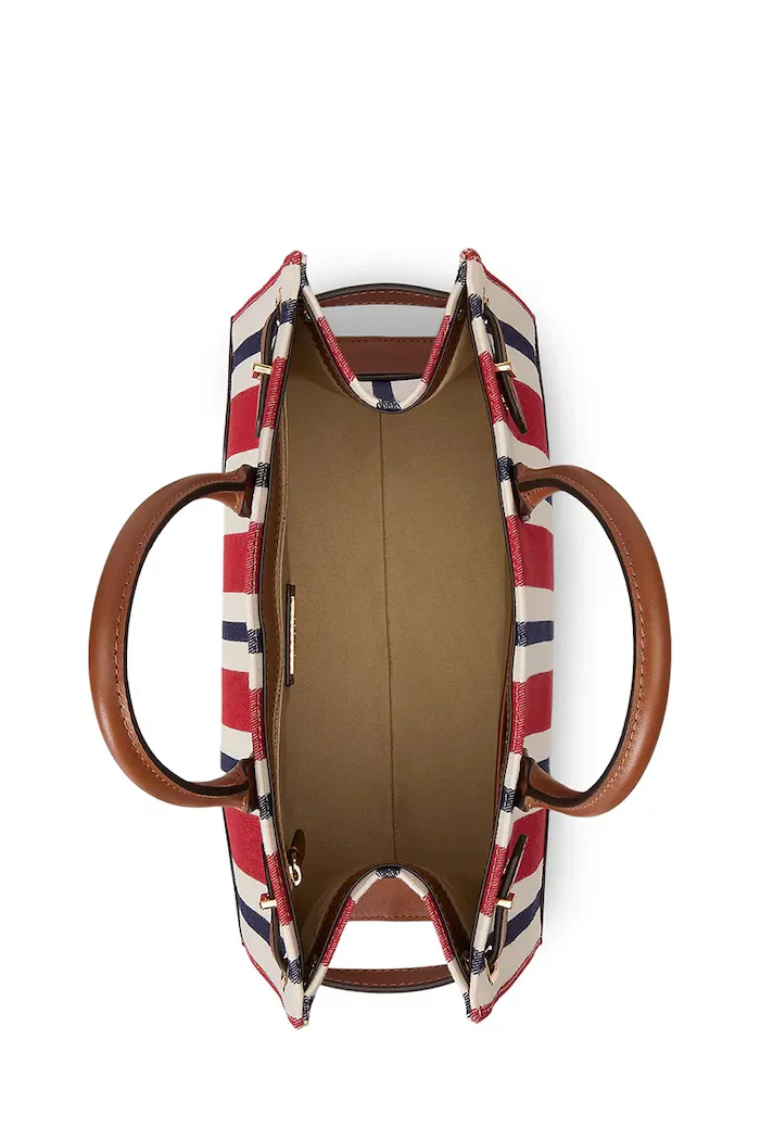 Lauren Ralph Lauren чанта tote дамска червена 431P10509