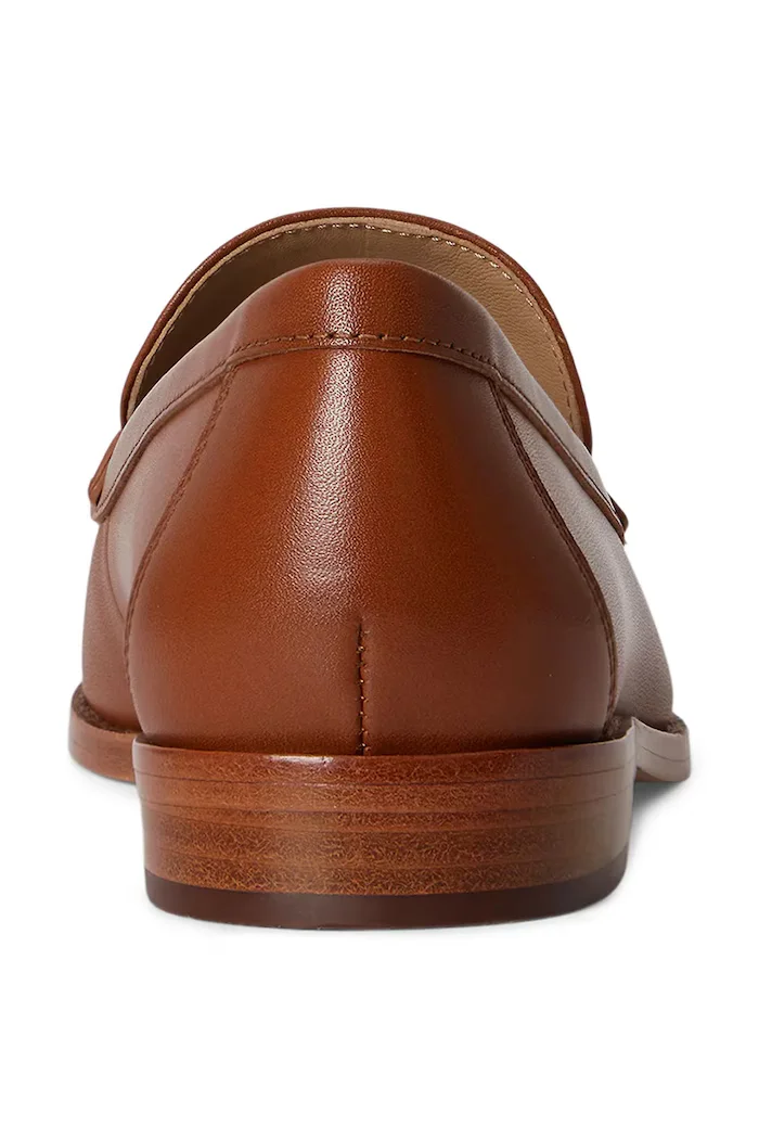 Lauren Ralph Lauren дамски кожени мокасини Blaike Loafer кафяви 802P10534002
