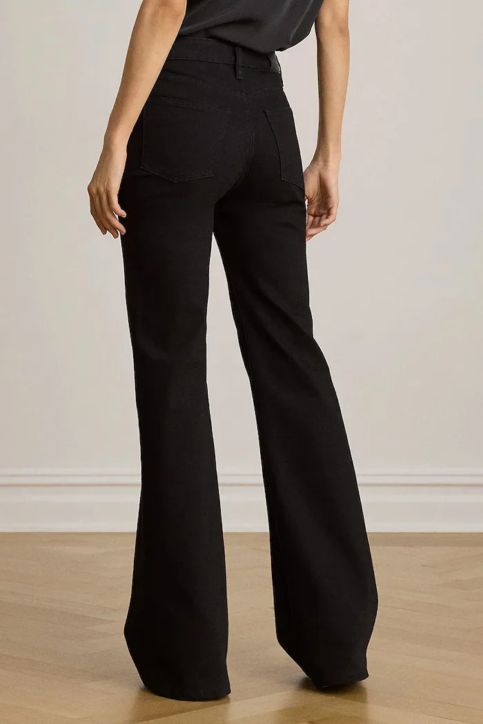 Lauren Ralph Lauren дънки flare дамски черни 200P14148
