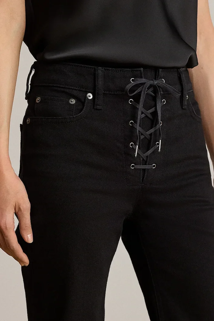 Lauren Ralph Lauren дънки flare дамски черни 200P14148