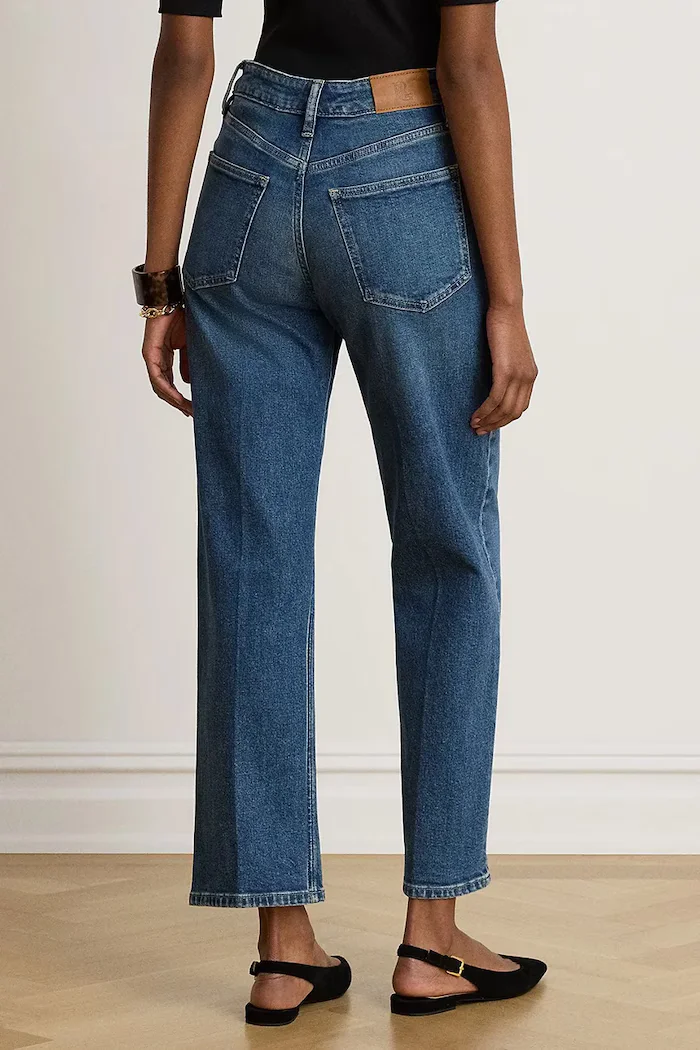 Lauren Ralph Lauren дънки straight дамски сини 200B24169