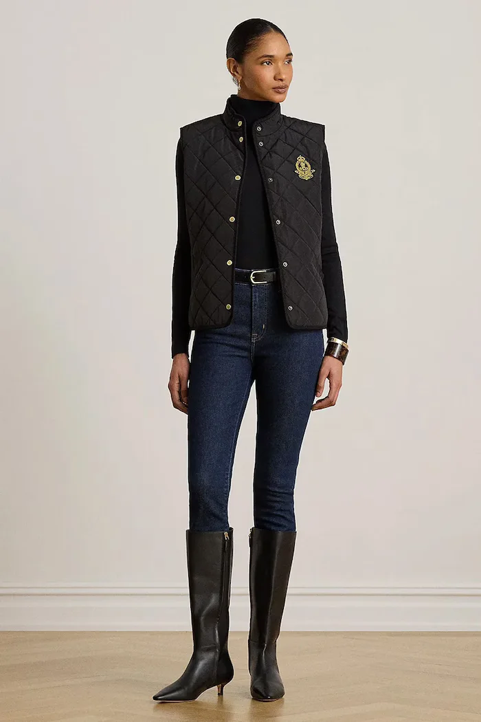 Lauren Ralph Lauren елек дамски черен 297P18068