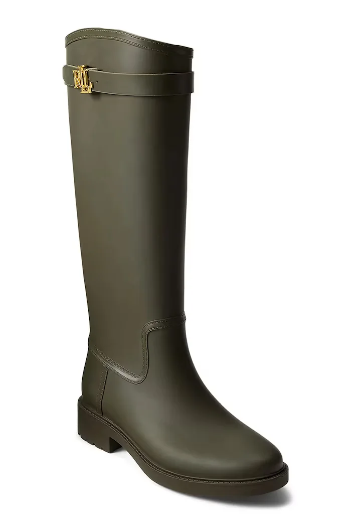 Lauren Ralph Lauren Гумени ботуши Portiah в зелено 802980678003