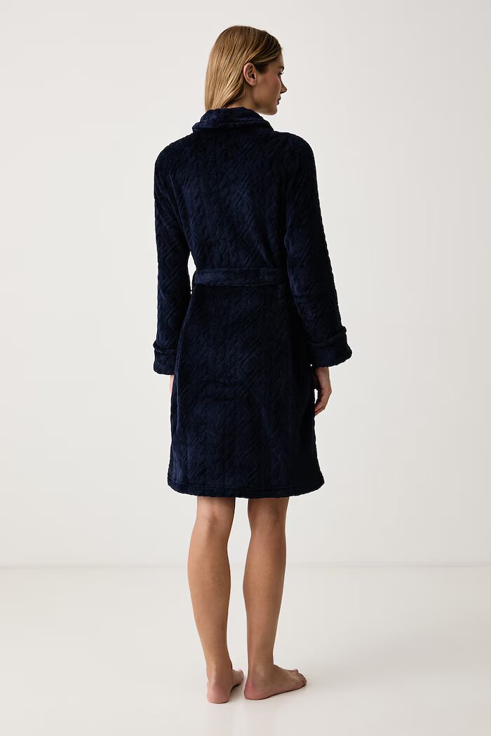 Lauren Ralph Lauren халат дамски тъмносин ILN42534