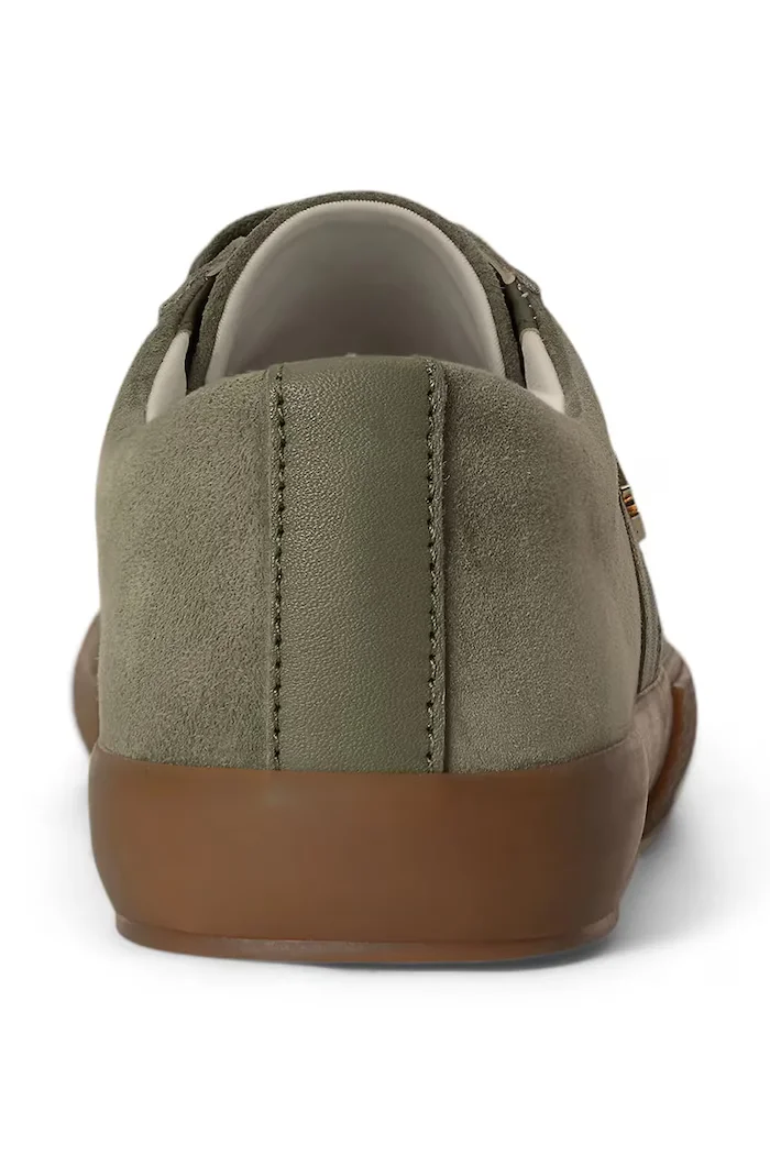 Lauren Ralph Lauren Janson II маратонки дамски от кожа зелени 802868344007