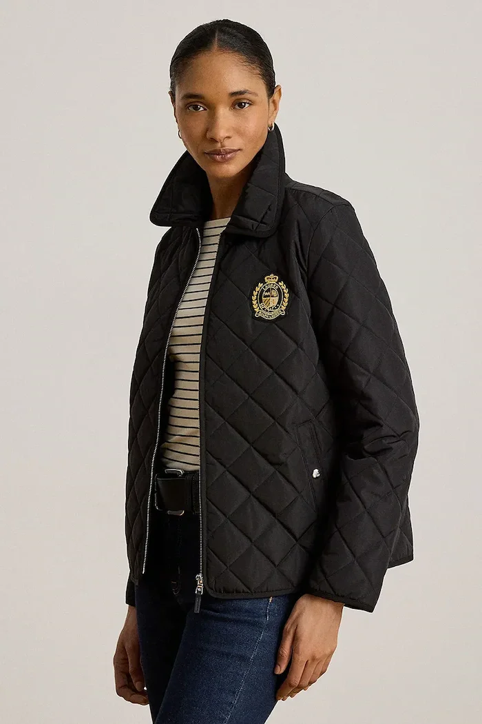 Lauren Ralph Lauren капитонирано яке дамско черно 297979539