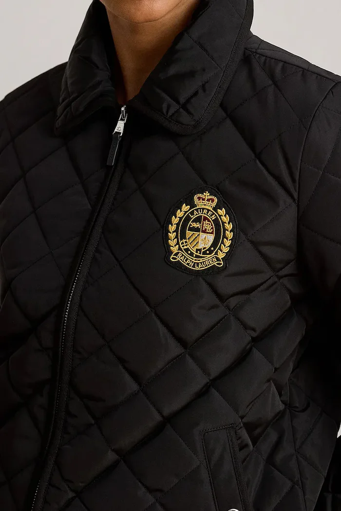 Lauren Ralph Lauren капитонирано яке дамско черно 297979539
